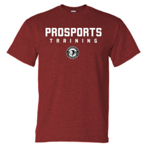 An image of a red mens Pro Sports Training T-shirt